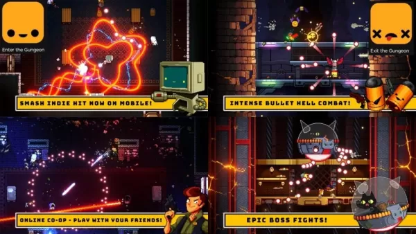 Entre no Gungeon e Saia do Gungeon Chegam ao Android com Co-op e Crossover de Cult of the Lamb Neste Verão