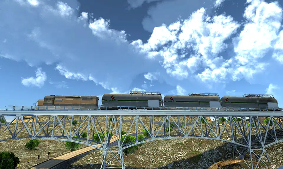 Oil Tanker Train Driving Sim Captura de pantalla 3
