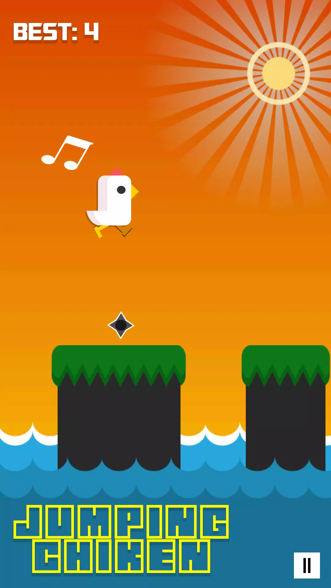 Jumping Chiken Game ภาพหน้าจอ 2