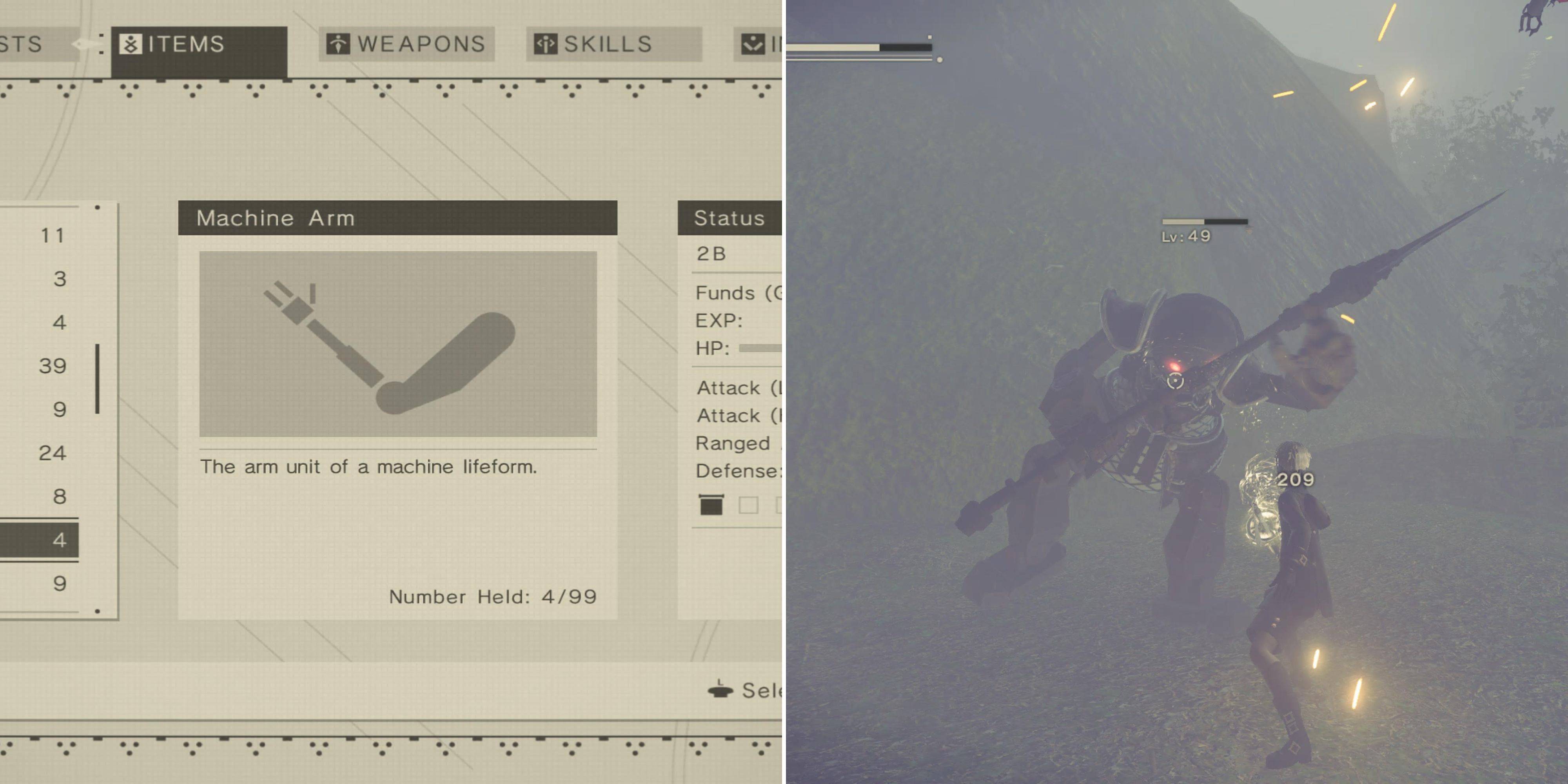 Magtipon ng Mga Arms ng Machine: Mahahalagang Gabay para sa Nier: Automata