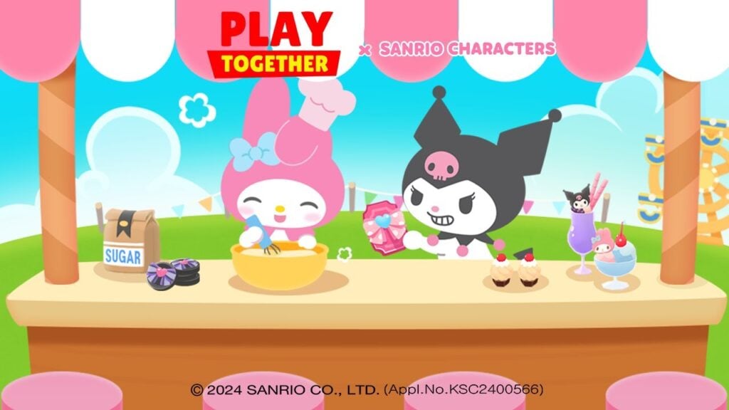 一起玩X​​ My Melody＆Kuromi：攪打美味的食物！