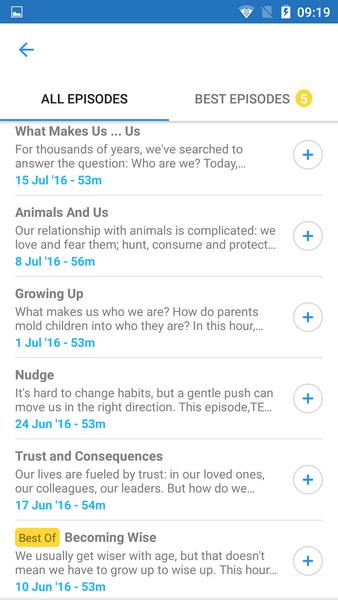L’appli Podcast - Podcast App Capture d'écran 1