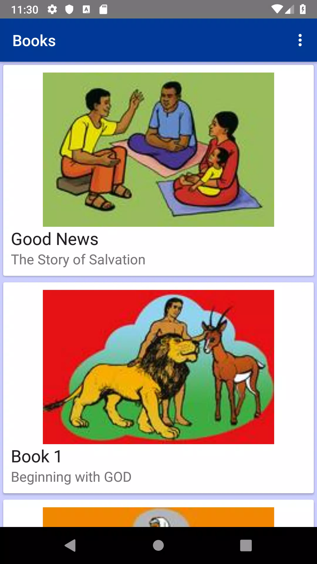 Sunday School Lessons Tangkapan skrin 0