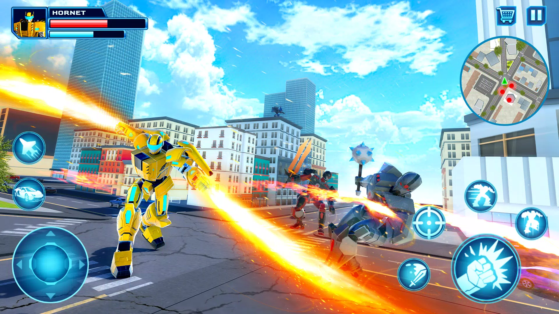 Robot Car Transform Fight Game ဖန်သားပြင်ဓာတ်ပုံ 3
