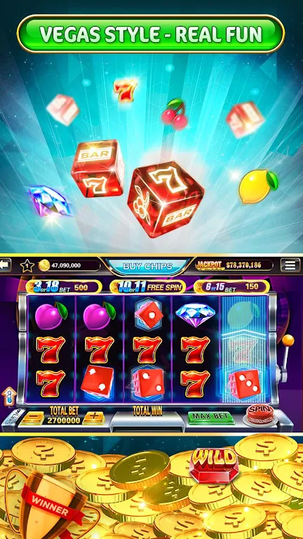 Lucky Vegas Casino: Slots Game Tangkapan skrin 3