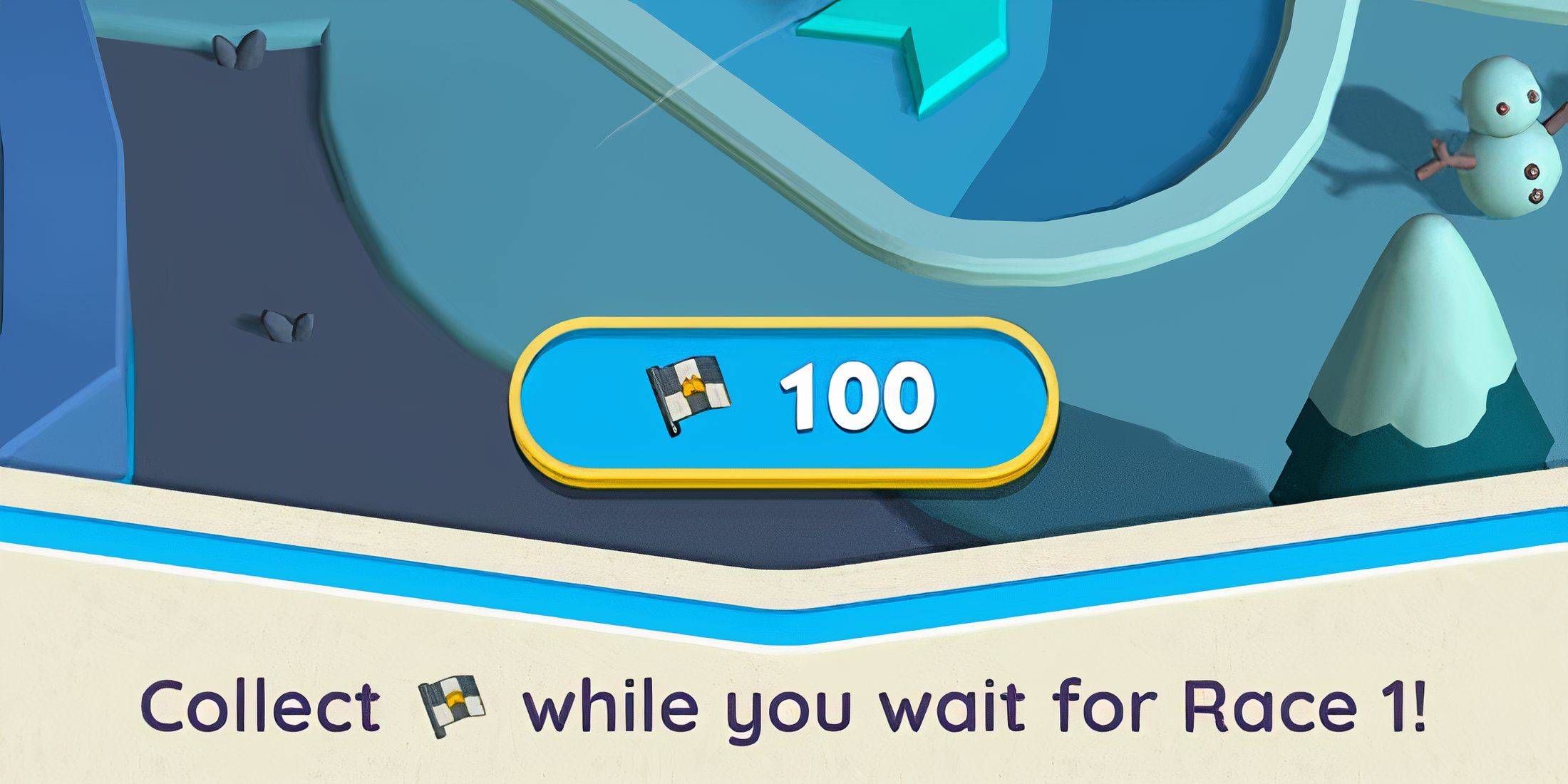 Monopoly Gos Ski-Abenteuer: Rennen um das Sammeln von Flaggen