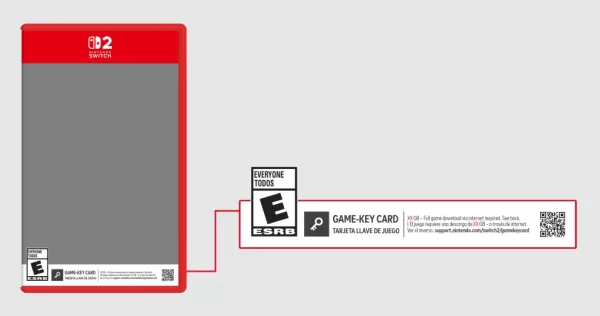「任天堂のスイッチ2ゲームキーカードがサードパーティのコンテンツの深さを高める」